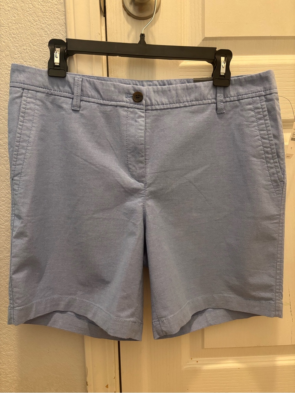 Relaxed Cotton Chino Shorts – NWT – Size 10 – Light Blue - Picture 8 of 8